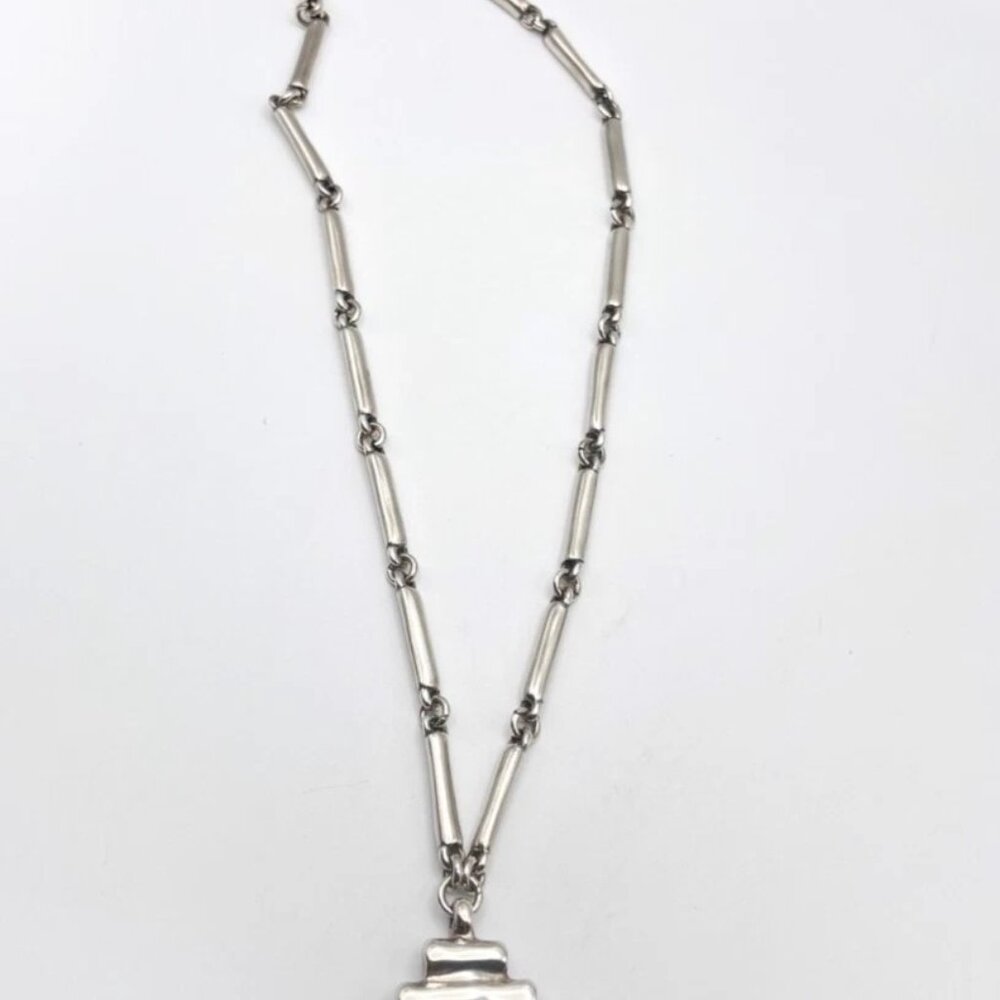 NWT Uno De 50 Bossy Waterfalls Necklace Pink Crystal Silver Plated Links chain - Picture 13 of 16